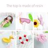 6Pcs Summer Cake Topper Swimming Pool Cake Decoration Beach Cake Toppers Hawaiian Beach Themed Cake Decoration for Birthday Party Supplies, summer cake topper view 3