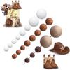 Lipfer Mirror Ball Decorations Cowgirl Hat and Boot Cake Toppers Ball Cake Topper Western Cowgirl Birthday Party Favors Supplies view 2