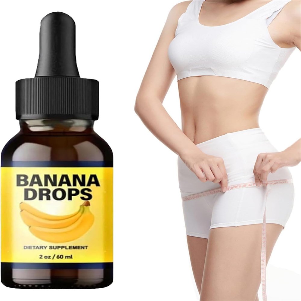 Banana Drops, Banana Drops Supplement Extract Liquid, 60Ml Banana Original Drops, Banana-Flavored Drops, Banana Drops All Natural (1)