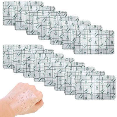 15 PCS Waterproof Dressings for Wounds,Waterproof Bandage for Swimming,Waterproof Wound Dressing,Disposable Plus Cotton Suitable for Swimming and Showering Skin Protection10 * 15cm