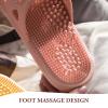 Zimoer Massage Sandals for Men Women - Foot Massager Slippers for Plantar Fasciitis, Acupressure, Arthritis Pain Relief - Shower and House Shoes (Grey, 44) view 4