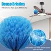 Cobweb Duster, 6.5 FT Stainless Steel Pole Cobweb Brush with Medium-Stiff Bristles for Walls Beams Shelves Iight Fixtures and Window Screens view 2