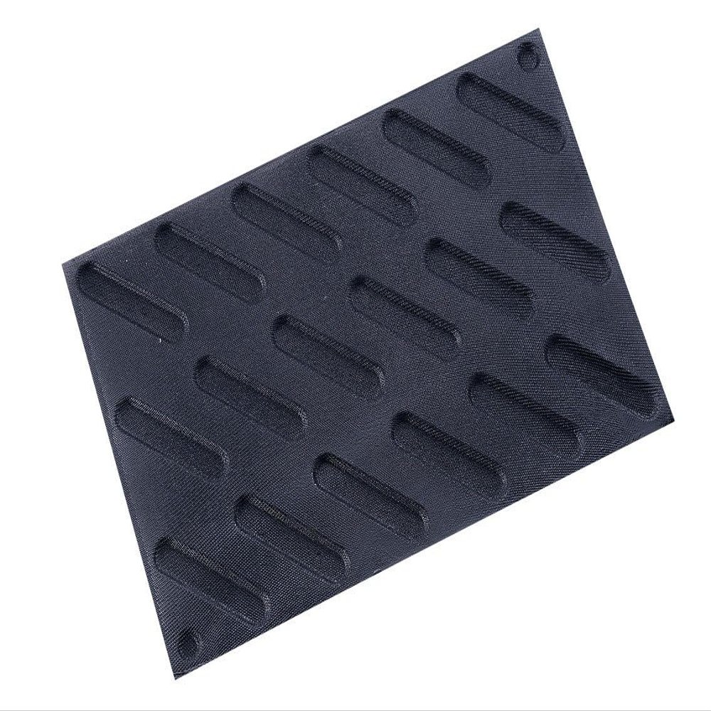 SHAPED BAKING MAT 18 ECLAIRS 125X25MM DEPTH 5MM SF 01090 DEMARLE