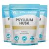 Psyllium Husk Capsules 4000mg | Fibre Supplement with Acidophilus Probiotic | 180 Capsule for Men & Women (Not Powder or Tablets) | Vegan, UK Made view 1