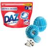 Katsy Style Airpure IncredIBalls Scented Laundry Washing Balls Starter Pack, Clean Skies + Daz All-In-1 Pods Washing Liquid Capsules For Whites & Colours 54 Washes view 1