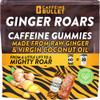 Ginger Roars - 120 Energy Gummies - Vegan Caffeine Chews Each 33mg Caffeine, Made from Root Ginger with a Tasty, Natural Fiery Kick for Improved Running, Cycling, preworkout & Focus. view 1