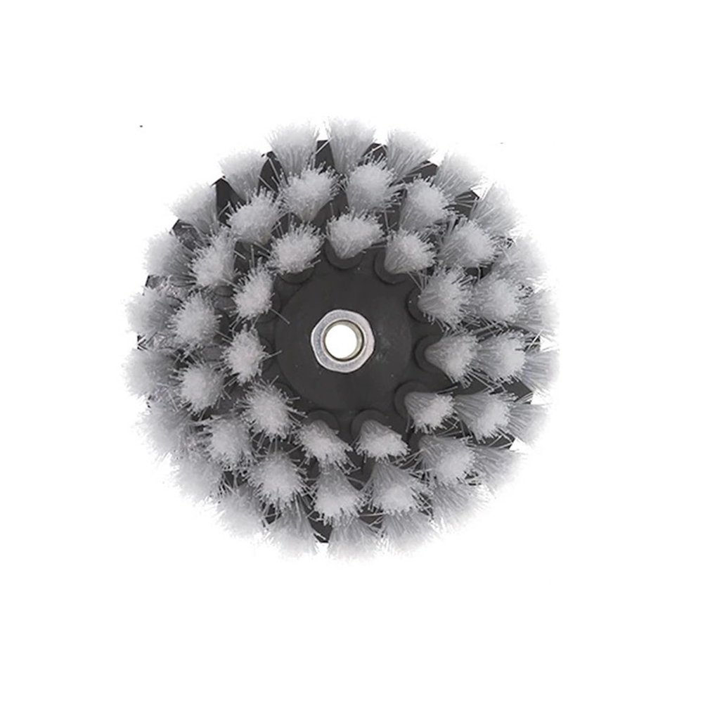 4/5/6 Inch Cleaning Brush Attachments Drill Power Cleaning For Carpet Car Detailing Bathroom Surface Upholstery Grout Tiles(Transparent M14,4 inch)