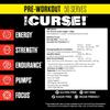 JNX The Curse! Pre Workout Powder - Orange Mango 50 Servings | Preworkout: Boost Strength, Energy + Focus for Men & Women | Caffeine, Beta-Alanine, Creatine & L-Citrulline (250 g, Peach Mango) view 2