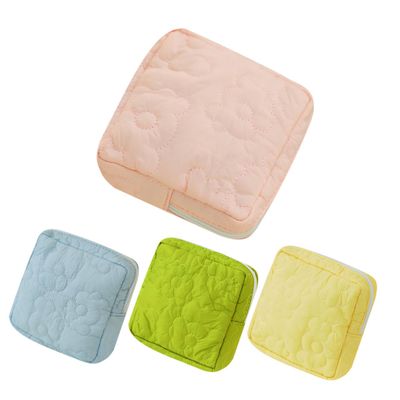 Anneome 4pcs Multi-Function Small Bag for Women Sanitary Napkin Pack Tampon Bag Period Pouch Menstrual Pad Storage Decorative Portable