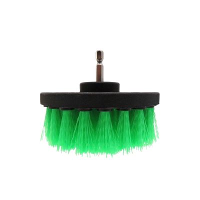 1 Pcs Clean Brush 2/3.5/4 Inch Attachment Cleaning Scrub Brushes For Drill Cleaning Car Bathroom Tub Shower Grout Tile Kitchen(4 inch green)