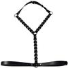 FOCICE Women's Punk Chest Harness Gothic Metal Chain, Men's Body Caged Lock Bra Strap, Harness Body Waist belt, Chain Jewelry For Women, Leather Chest for Halloween Roleplay, Clubwear & Bedroom view 1
