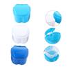 Hoement 3pcs Denture Box for False Teeth and Dentures with Plastic Material Ultra-Smooth Finish Beautiful Design Features that Prevent Accidental Handling Damages for Carers view 2