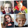 Healeved 1set Grills for Halloween Cosplay Teeth Accessories Eye-catching Fangs for Costume Parties and Events view 2