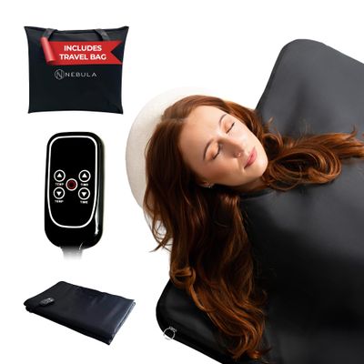 Nebula 500W Infrared Sauna Blanket for Relaxation and Detoxification | Infrared Therapy Sauna Blanket with Handheld Controller & Storage Bag, Saunas for Fast Recovery, Relaxation, Improve Sleep, Detox