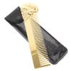Healeved Clipper Guard Holder Beard Comb Double-sided Grooming Brush Tool Protective Pouch for Men Compact Design for Versatile Hair and Beard Styling view 1