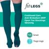 FITLEGS AES Grip, Thigh Length - Large - Teal view 3