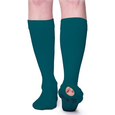 FITLEGS AES Grip, Below Knee - Medium - Teal