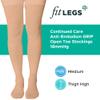 FITLEGS AES Grip, Thigh Length - Extra Small - Beige view 3
