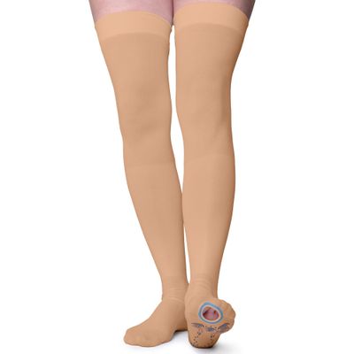 FITLEGS AES Grip, Thigh Length - Extra Large - Beige