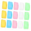 WOONEKY 100pcs Mixed Color Toothbrush Covers and Travel Toothbrush Caps Portable Protective for Oral Hygiene and Travel Storage view 1