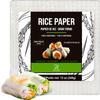 Soeos Rice Paper, White Rice Paper Wrappers, 1 Pack, 34 Sheets-Fresh Spring Roll Wrappers & Dumplings, Non-GMO, Gluten-Free, Low Carb, Vietnamese Rice Wraps (Square, 22cm) view 1
