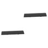 minkissy 2pcs Rubber Slope Ramp Black Door Ramp Home Accessory Indoor House for Wheelchair Anti-slip Design view 1