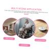 minkissy 2pcs Rubber Slope Ramp Black Door Ramp Home Accessory Indoor House for Wheelchair Anti-slip Design view 2