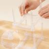 Water Bottle Storage Rack, Stackable Water Bottle Organiser, Space Saving Water Bottle Organiser for Home, Cabinet, Kitchen, Countertop view 3
