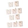 SEWOART 10pcs Cotton Pads Washable Sanitary Pads Reusable Breathable Design for Women Random Style view 1