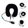 Anneome U-Shaped Inflatable Cervical Pillow Adjustable Neck Pain Relief Pillow Blow up Office Nap Portable PVC view 2