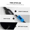 Anneome U-Shaped Inflatable Cervical Pillow Adjustable Neck Pain Relief Pillow Blow up Office Nap Portable PVC view 4
