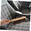 SEWOART Wood Handle Bed Cleaning Brush with Soft Grey Bristles, 4-row Wood Whisk Duster for Household Dust Removal, 2pcs Set for Indoor Bed and Furniture Cleaning view 4