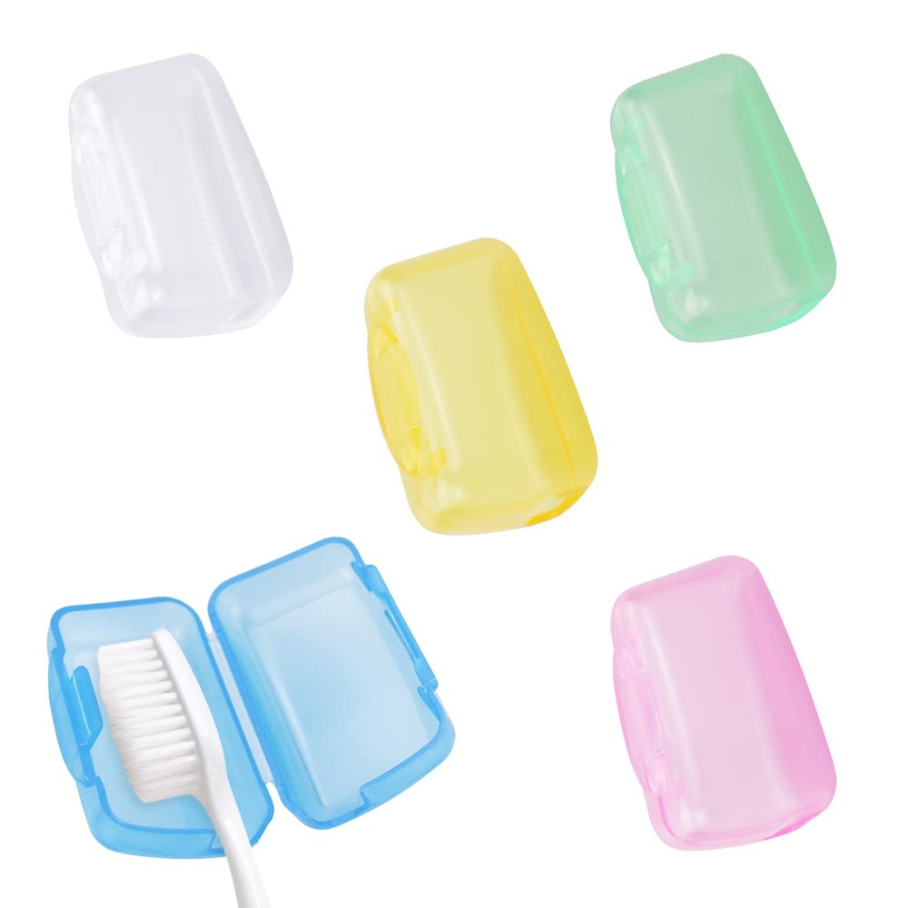 5 Pcs Portable toothbrush Head Covers, toothbrush Case,toothbrush Covers,tooth Brush Cover Head,toothbrush Protective Box,toothbrush Caps Sutiable for Home Travel Outdoor Camping Hiking Business Trip