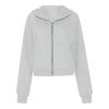 WILLBEST ladies zip up hoodies long sleeve crop tops for women sweaters fleece lined jacket black long sleeve top women varsity jacket womens work formal winter autumn outwear sexy tops for uk view 2