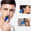 Konica Nose Hair Trimmer,Portable Nose Hair Trimmer for Men,2 in 1 Nasal Hair Cutter,IPX7 Waterproof, Rechargeable, Travel Size, USB-C Charging Nose Trimmer for Men and Women, (Blue) view 2