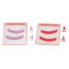 2 Set Eyelash Extension Separator Tool Silicone Washable Reusable Lash Extension Separator for Beauty Salon view 2