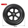 12 Inch Manual Wheelchair Rear Wheel Accessories Solid Tire Small Wheel Light Wear-Resistant and Durable(Black) view 2
