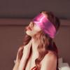 4 Set,2 Pcs Soft Binding Ropes,2 Pcs Blindfold,Silk Satin Blind fold Eye Mask for Sleeping Games,Skin Friendly for CosplayPink Purple view 4