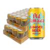 Jamaican Style Ginger Beer Carbonated Soft Drink with Natural Root Ginger Extract, Refreshing Fizzy Beverage in 330ml Cans, Pack of 48 view 1