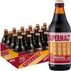 Supermalt Original Non-Alcoholic Vegan Malt Drink with B Vitamins, 330ml (Pack of 24 Bottles) view 1