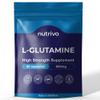 L-Glutamine 800mg Capsules | 90 Capsules Per Pouch | L-Glutamine Nutritional Supplements | Supports Muscle and Gut Health | Good Alternative to Powder and Tablets | Vegan & UK Made view 1