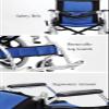 FMBLDM Foldable Lightweight Wheelchair, Ultralight Travel Wheelchair, Foldable Transport Wheelchairs Seat Width 44.5 Cm, for Disabled and Elderly, Load Capacity 100 Kg A view 4