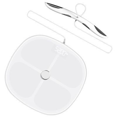 High Accuracy USB Charging Bathroom Scale Precision Household Body Fat Scale Gym Weight Scale Gym Body Measurer Electronic Scale Multi-purpose