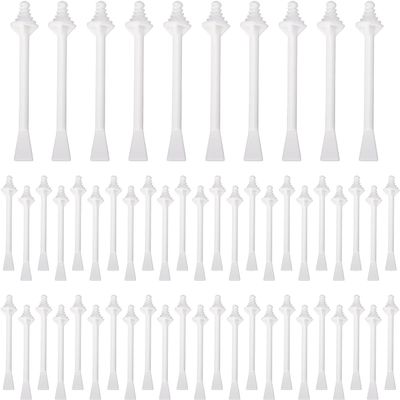 100 Pcs Nose Wax Sticks Dual-End Nasal Wax Spatulas Strips Facial Wax Spatulas for Nose Eyebrow Facial Hair Cleaning (50)