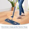 Samuliy Flat Head Mop for Floor Cleaning, Cleaner with Long Handle, Microfibre Mop with 2 Washable Microfibre Pads for Hardwood view 3