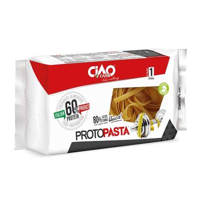 Ciao Carb Low Carb High Protein Tagliatelle Pasta 250g (7g Carbs Per Portion Keto Pasta) - Pack of 3
