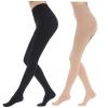 Compression Stockings, Tights, Waist High Compression Stockings, 23-32 mmHg, Compression Tights with Closed Tip for Varicose Veins, Post-Operative Recovery, black, XL view 2