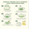 Birch Dried Cut Leaves & Stems - Betula Pendula (2kg) view 3