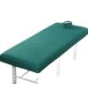 UALXPAO Thickened Beauty Salon Massage Bed Fitted Sheet With Open Hole Beauty Bedspread Massage Bed Cover(Green,180x60CM) view 1