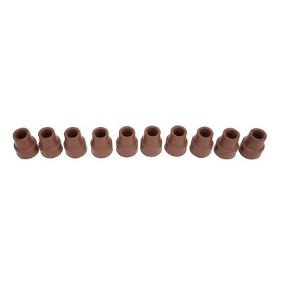 19mm Rubber Crutch Tip, Slip-proof Walking Cane Foot Kit for Deep Slot Grip, Metal Washer, 10pcs Replacement with Premium Material